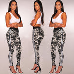 Echoine Floral Print Two Piece Set Sportwear Crop Top + Long Pant Women Clothes 2019 Outfits Womens Tracksuit Set